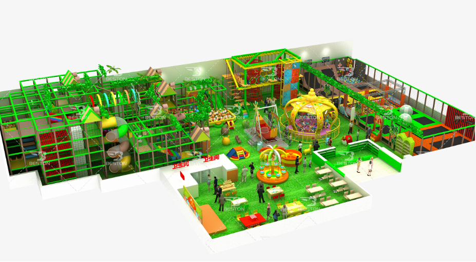 Jungle theme indoor playground equipment 