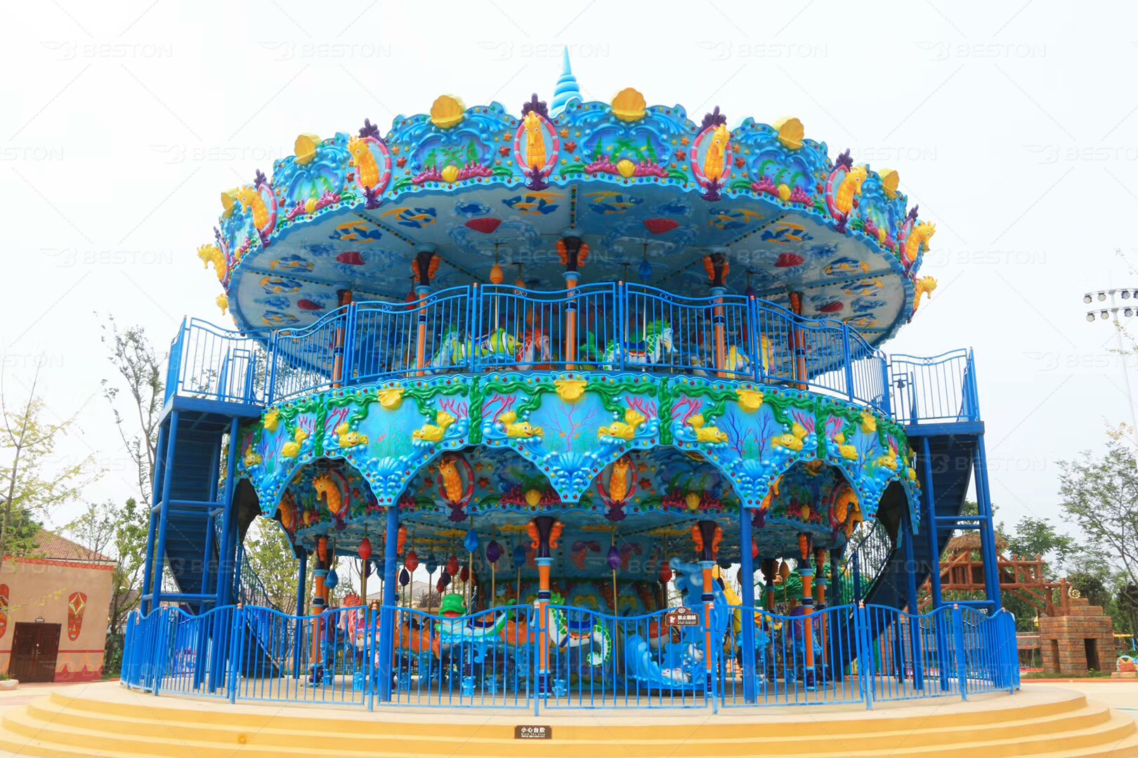 buy ocean theme carousel rides