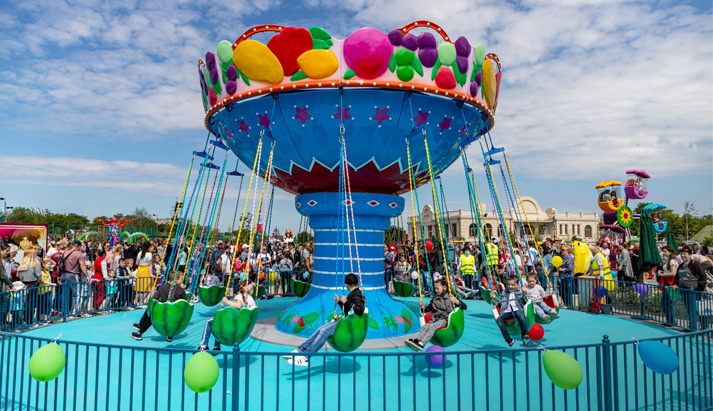 Kiddie funfair rides